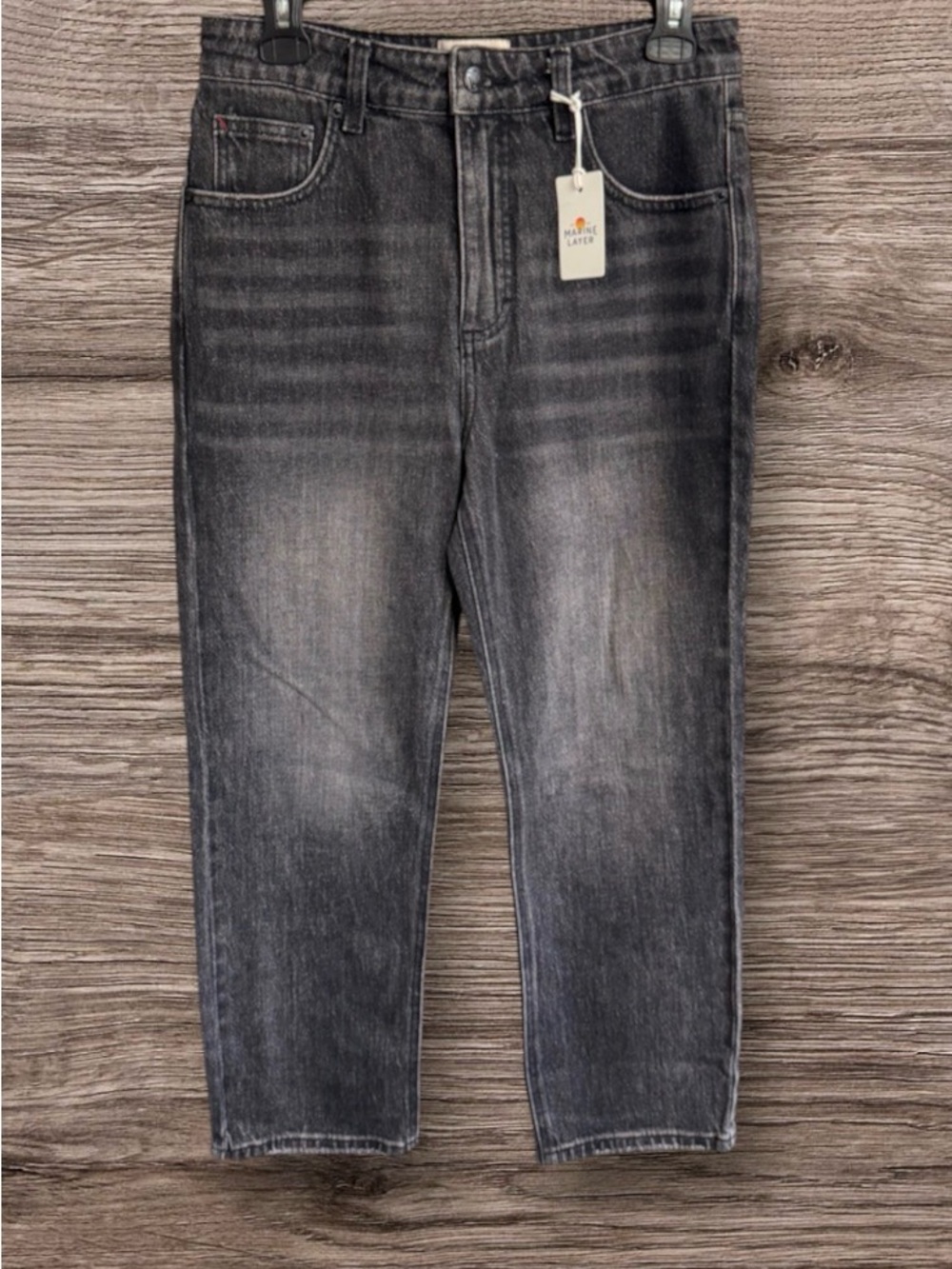 NWT Marine Layer Charlie Denim Straight Leg Pant SZ 6